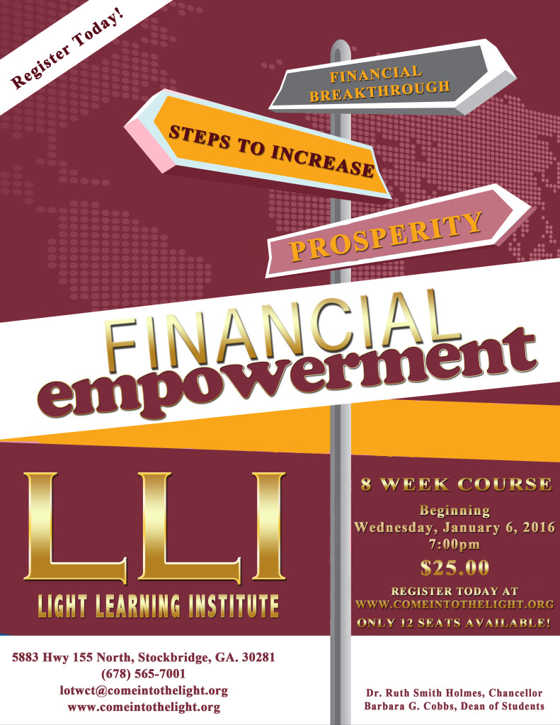 LLI Finance flyer
