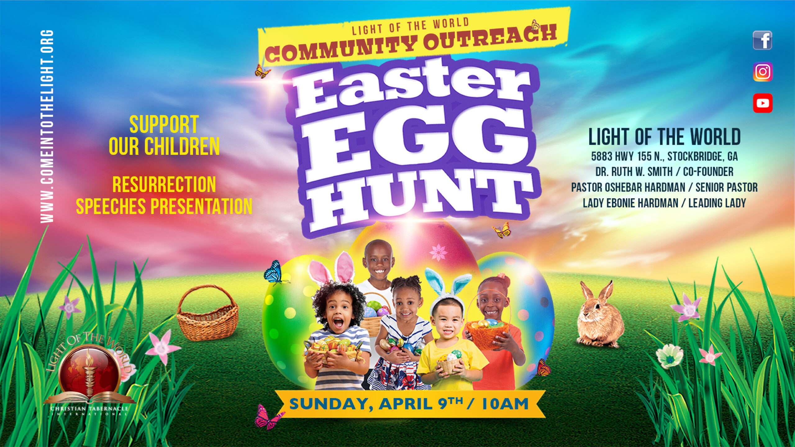 Easter Egg Hunt flyer