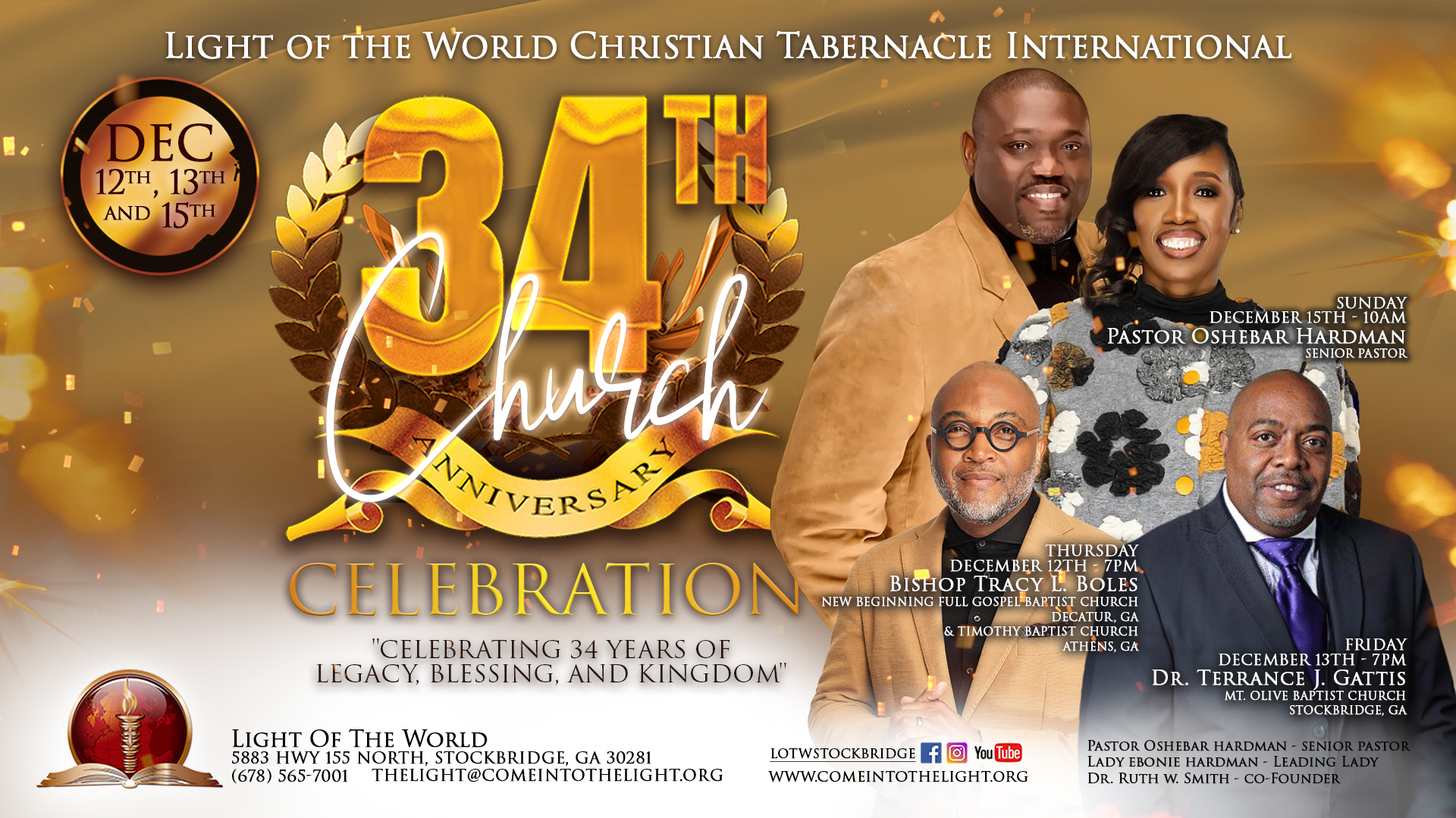 34th Church Anniversary Celebration