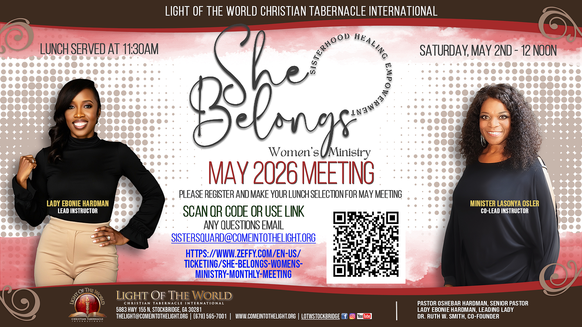 She Belongs May dflyer