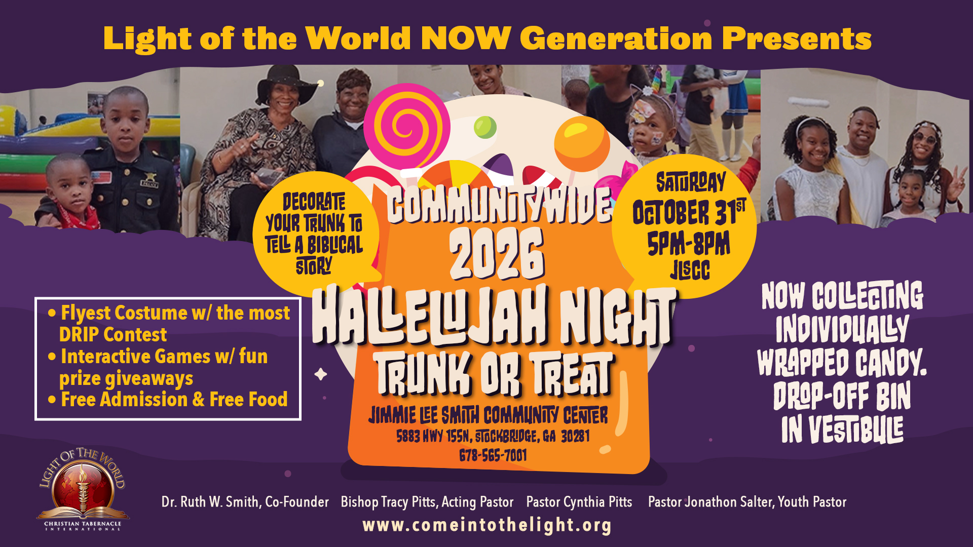 Hallelujah Night flyer